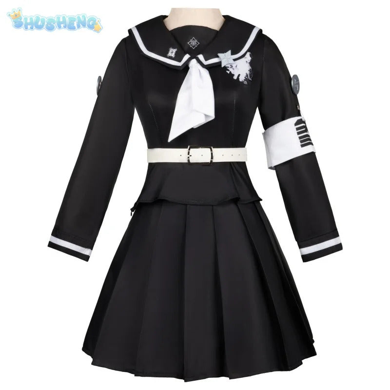 Amemiya Darumi Sizuhara Hiruko Sumino Takumi Omokage Yugamu The Hundred Line -Last Defense Academy cosplay Halloween costume set