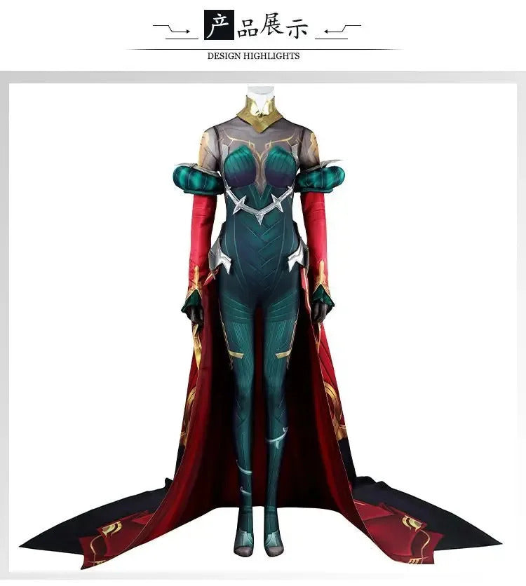 League of Legends LOL Mel Cosplay the Soul's Reflection Costume Halloween Carnival Women jumpsuit cloak wig prop set new uniform