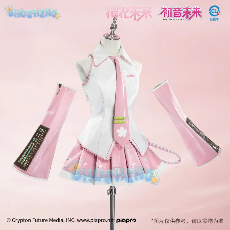 Miku Cosplay Costume Sakura Future Uniform Halloween Carnival Party Christmas Play Role Clothes Clothing for Women