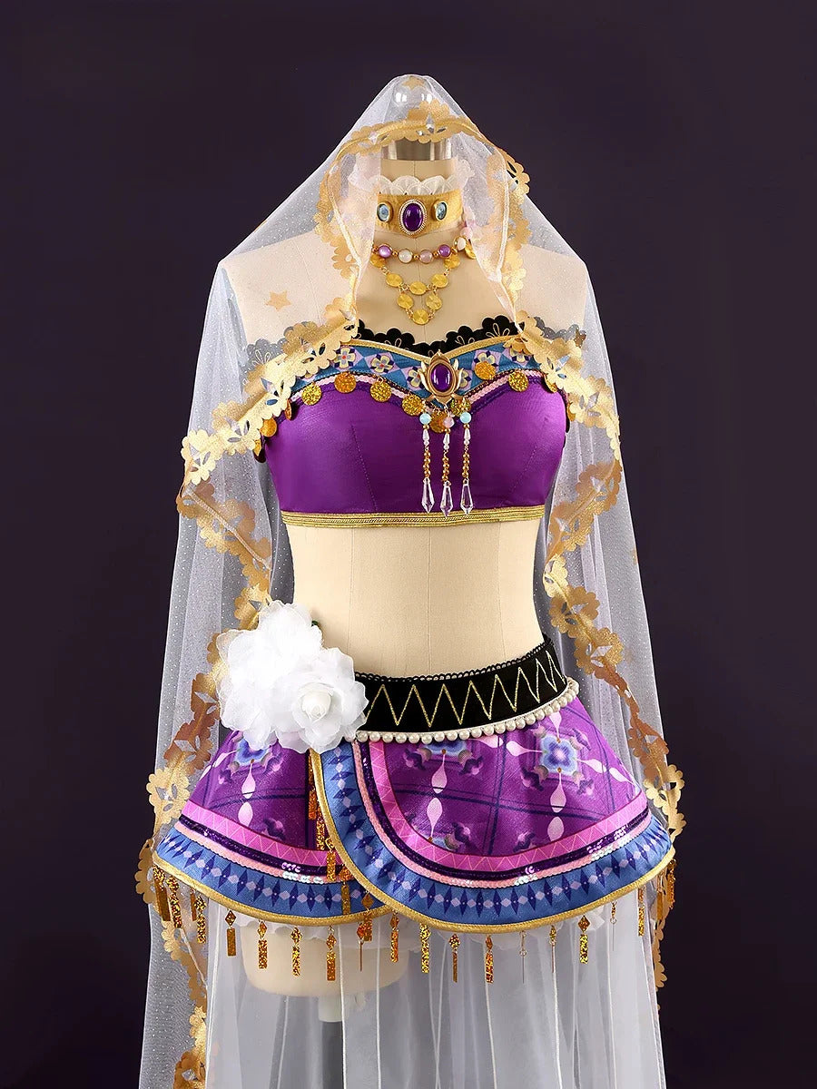 Anime Nozomi Tojo Love Live!Cosplay Muse dancer Costume Halloween Party Sexy Dress Accessories Prop Set Women Gorgeous Uniform