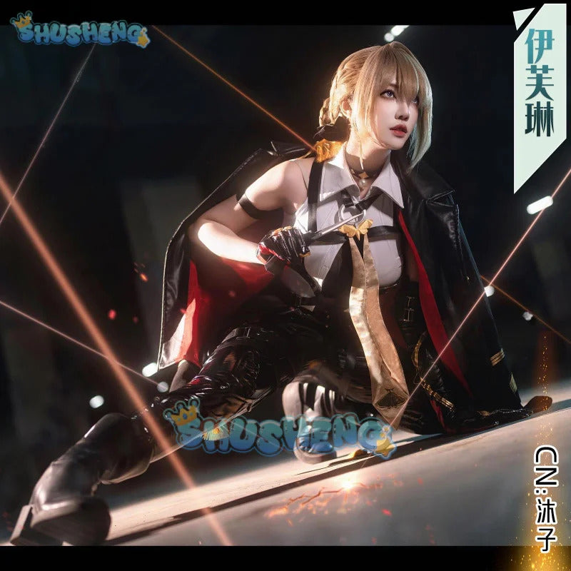 Zenless Zone Zero Evelyn Chevalier Cosplay Costume Agony's Embrace Uniform Halloween Carnival Party Christmas Play RoleClothing