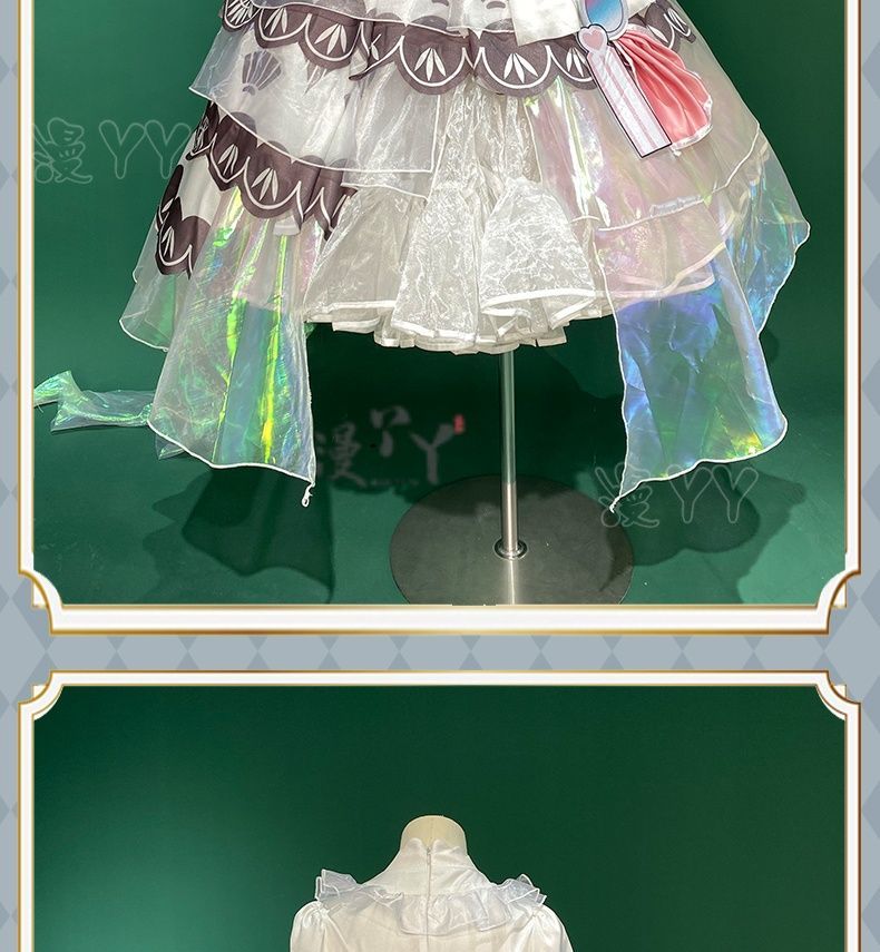 Dolia Cosplay Costume Game Honor of Kings Doria Costume Uniform Dress Headgear Set Duo Liya Role Play Clothing Women Dress