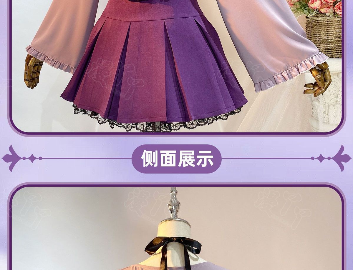 Takanashi Rikka Cosplay Costume Anime Love Chunibyo&Other Delusions Women Halloween Carnival Role Playing Dress Set