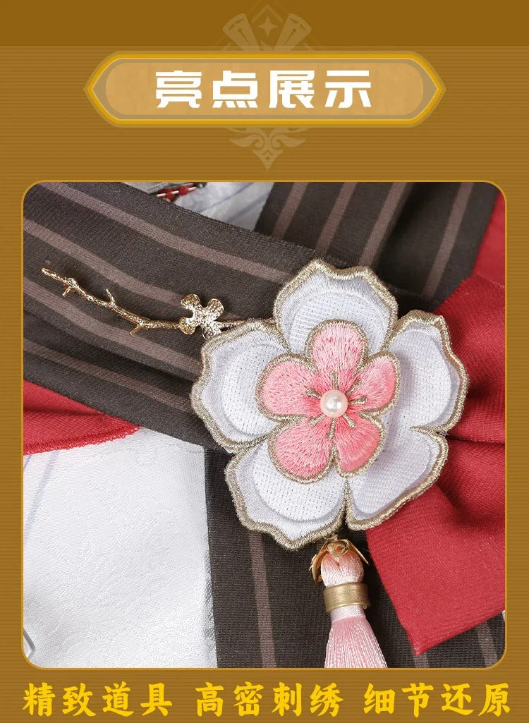 Genshin Impact Hu Tao Cosplay Costume Sea Lantern Festival Uniform Halloween Carnival Party Christmas Play Role Clothes Clothing