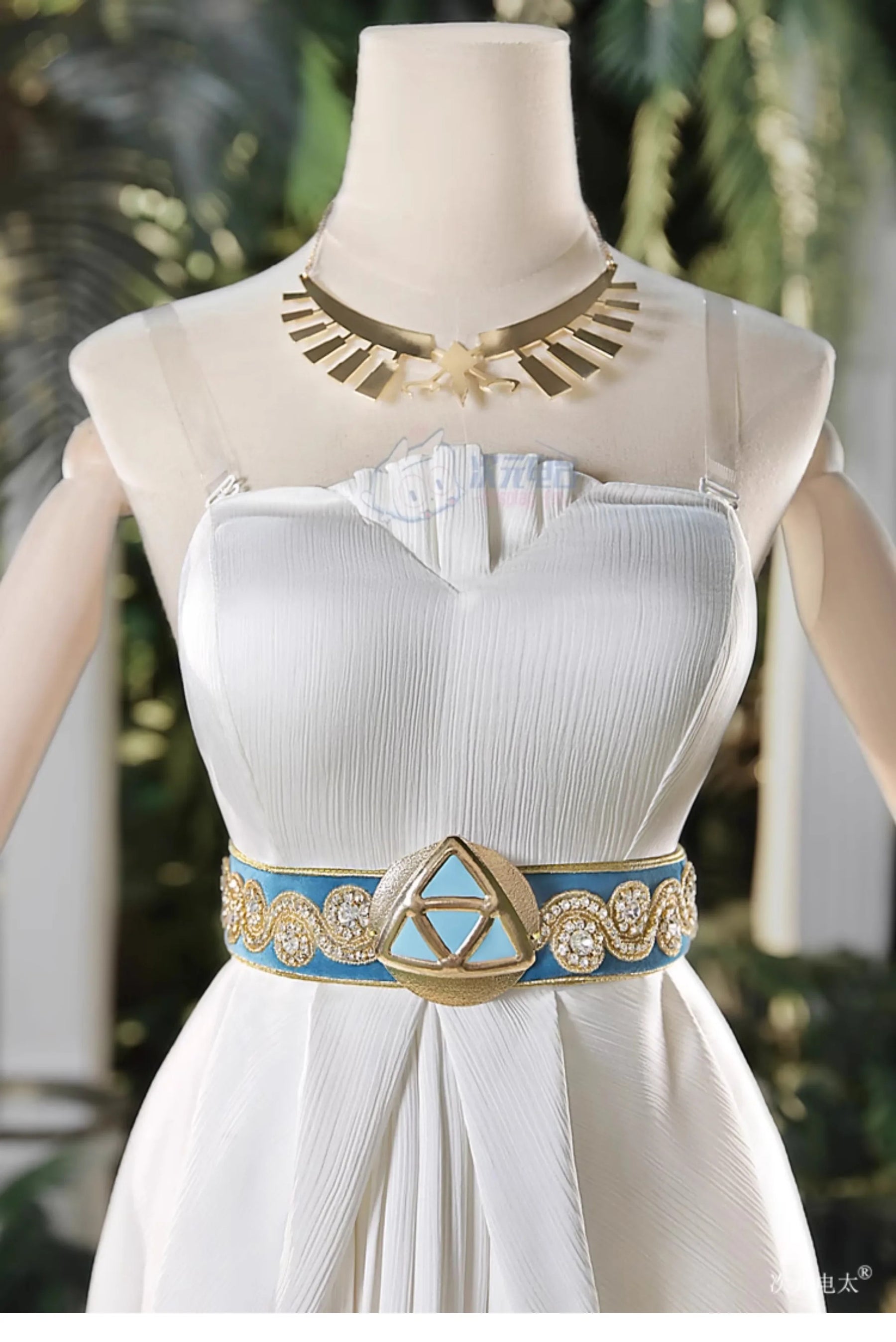 Game Zelda: Breath of the Wild Zelda Cosplay Costume Dress Belt Earrings Necklace Glove Set Halloween Party Sexy Women Uniform