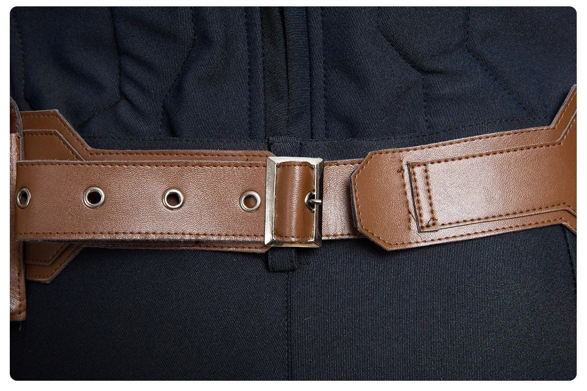 Movie Superhero Steven Rogers Captain Cosplay Hydra Costume Mask Shawl Gloves Pants Waist Bag Shoe Cover Halloween Men Uniform