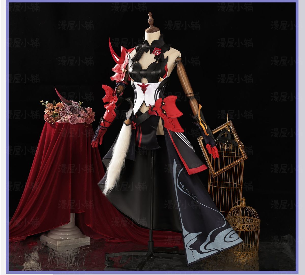New Anime Honkai Impact 3 Raiden Mei Cosplay Horns Halloween Devil Horns Barrettes Cosplay Hair Clip Headdress Costume Masquerade
