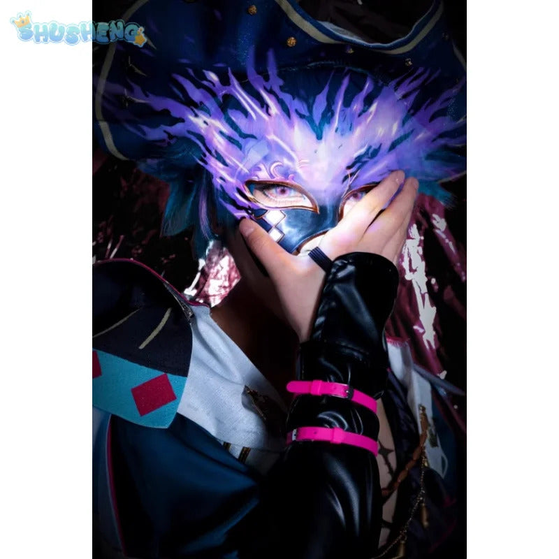 Game Wuthering Waves Brant Cosplay Costume Halloween party hat cloak wig prop set men women new handsome Brant uniform XS-XXXL