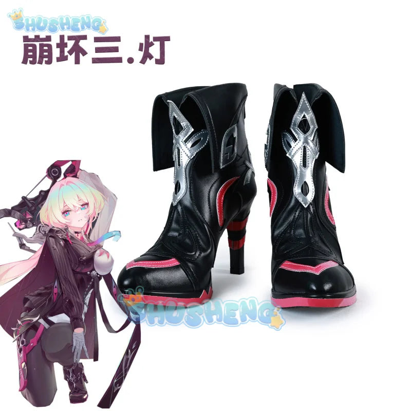 Game Honkai Impact 3rd Lantern Cosplay Shoes Halloween Party Role Play Outfit Women Shusheng
