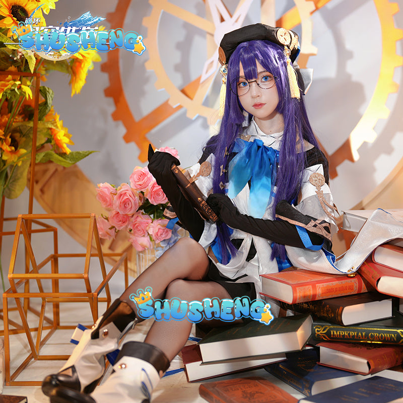 Pela Cosplay Costume Honkai Star Rail Wig Dress Uniform Pelageya Sergeyevna Cosplay Costume Disguise Halloween Suit for Women