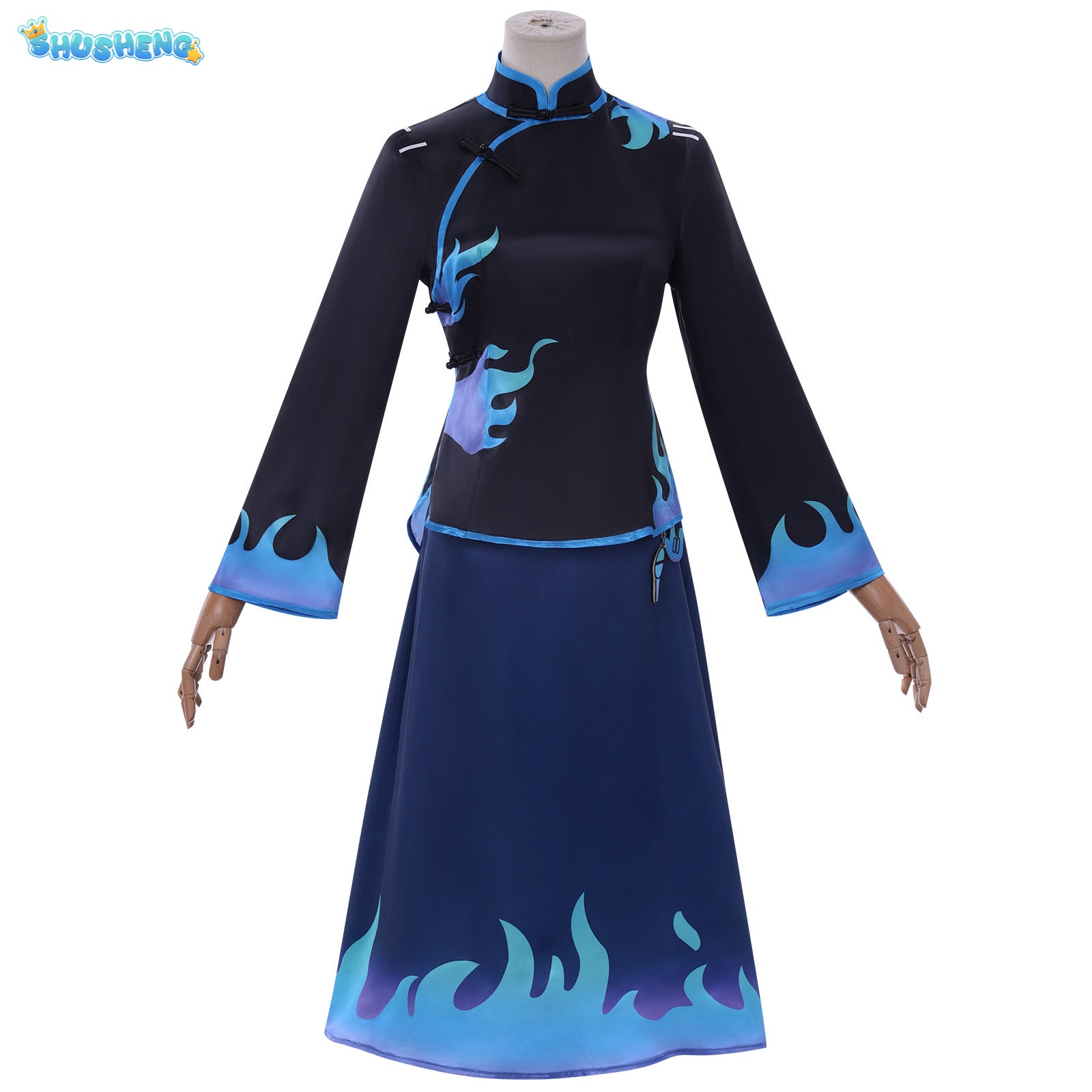 Identity V Antiquarian Flower Fire Cosplay Costume Republic Student Dress Chinese Style Hanfu Anime Game Character Outfit Summer