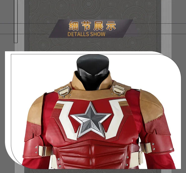 Movie Thunderbolts Red Guardian Cosplay Costume Uniform Halloween Carnival Party Christmas Play Role Clothes Clothing