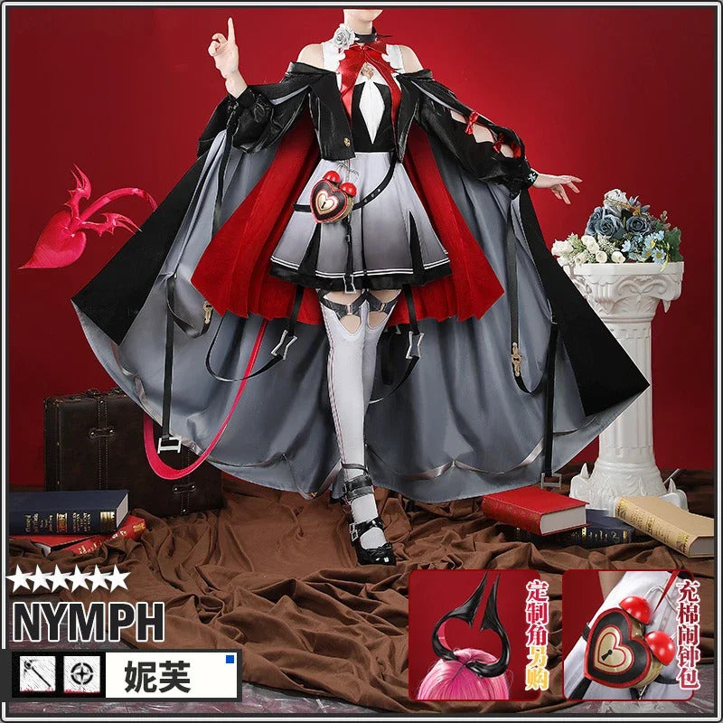 Shusheng Arknights Nymph Cosplay Costume Cos Game Anime Party Uniform Hallowen Play Role Clothes Clothing