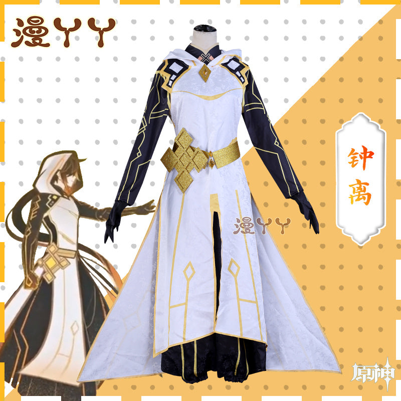 Genshin Impact Zhong Li COS Costume The Rock God Emperor Morax Game Clothing Cosplay Complete Set Men Women