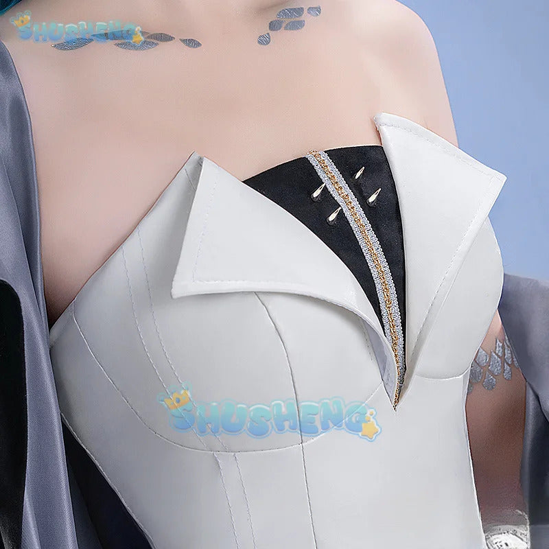 Reverse:1999 Hissabeth Cosplay Costume Uniform Halloween Carnival Party Christmas Play Role Clothes Clothing for Women