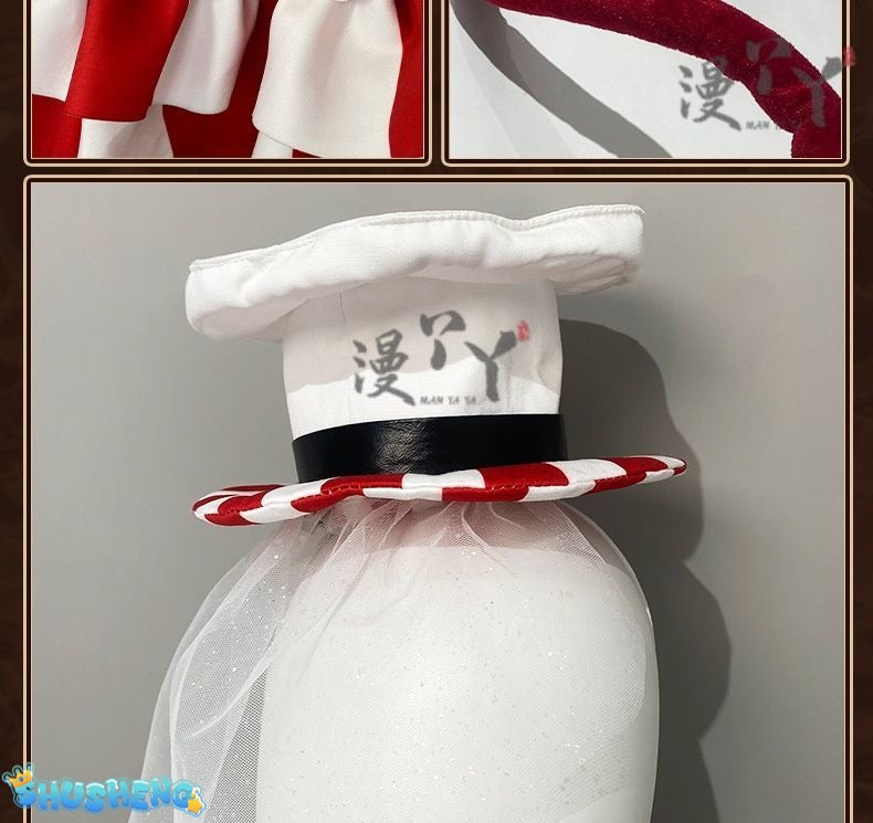Game Identity V Vera Nair Miss K Cosplay Costume Lace Lolita Dress Women's Dress Anime Perfumer Role-play Wig Shoe Prop Suits
