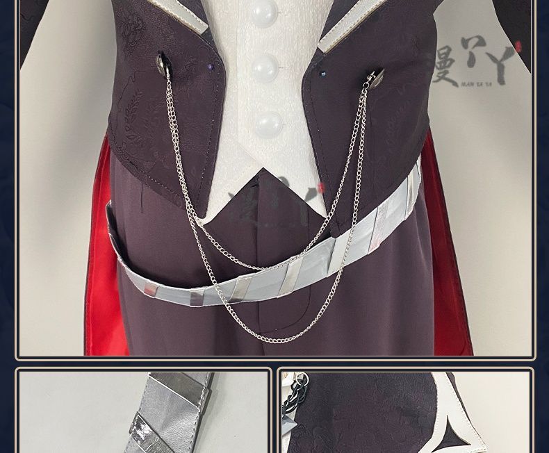 Prisoner/Luca Balsa Cosplay Game Identity V Costume The Official Halloween Concert Daily Outfit Party Role Play Clothing