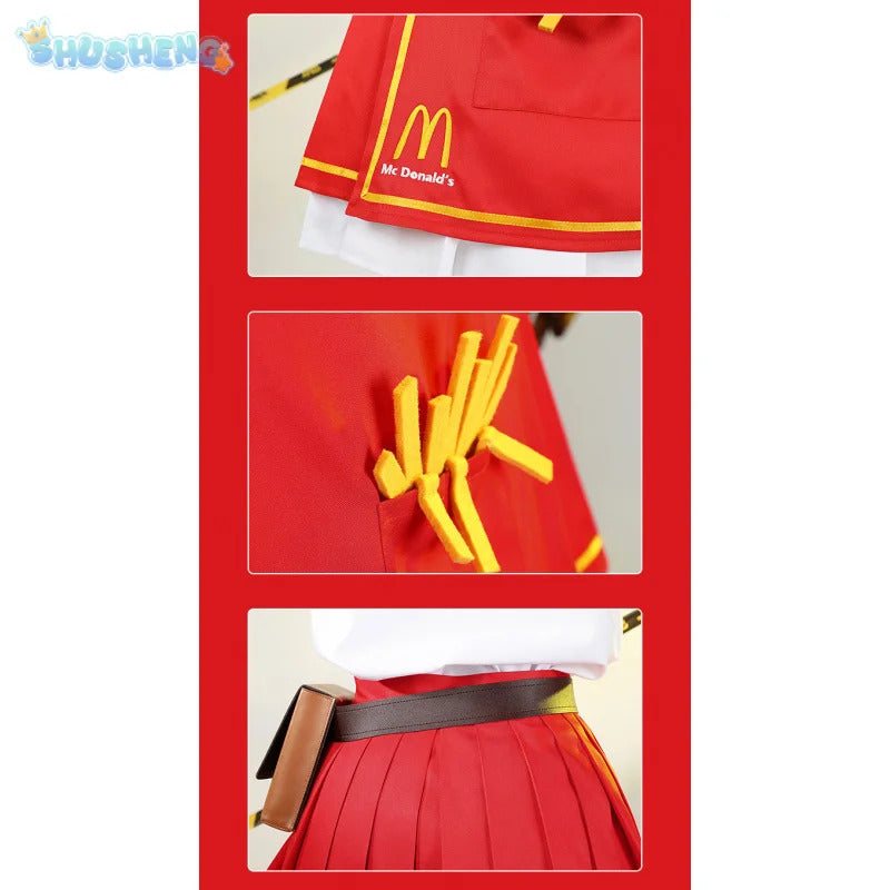 Anby Demara Cosplay Zenless Zone Zero co-branded Costume Party Christmas Cute Set Accessories Props Full Set Woman Man Uniform