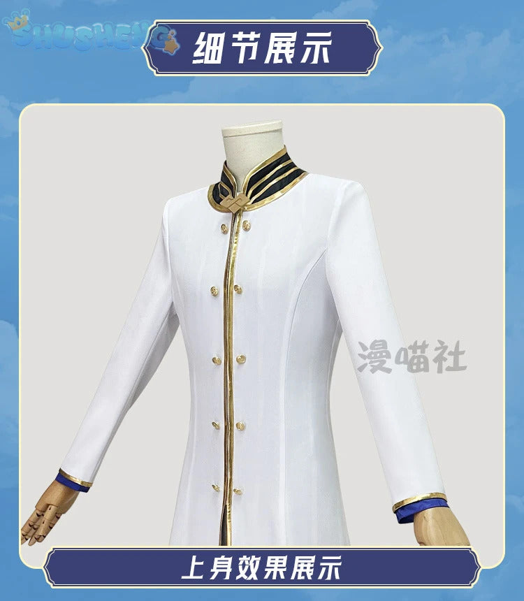 Regulus Corneas Cosplay Anime Re:zero Costume Fashionable and Handsome Set and Accessories Halloween Carnival Woman Men Uniform