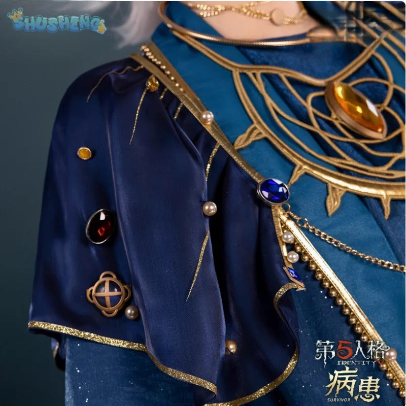 Identity Ⅴ Ada Mesmer Psychologist Emil Patient Cosplay Hengmeng Costume Halloween New Men Women Fashion Prop wig Dress Uniform