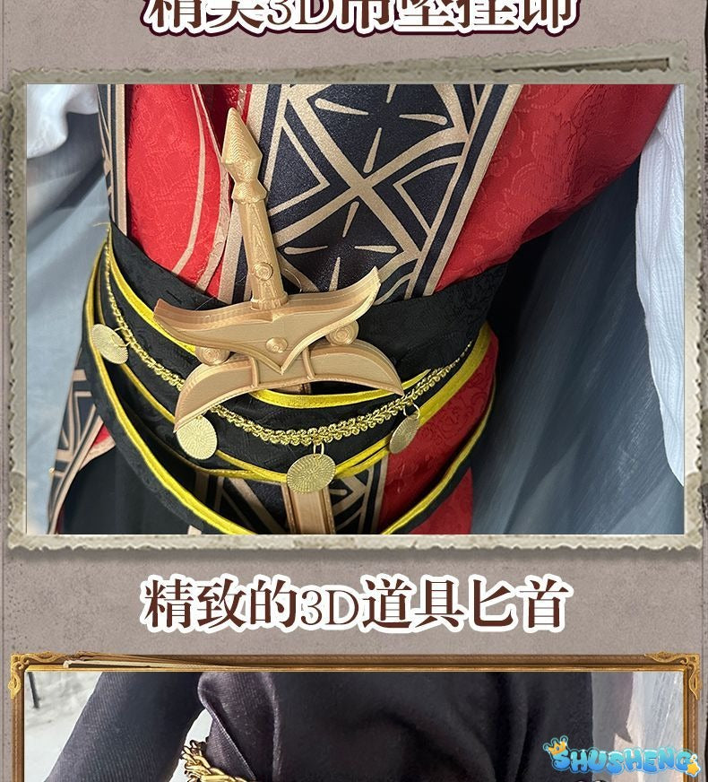 Norton Campbell Cosplay Costume Game Identity V Prospector Cosplay Suit Party Clothing Halloween Carnival Uniforms Custom Made