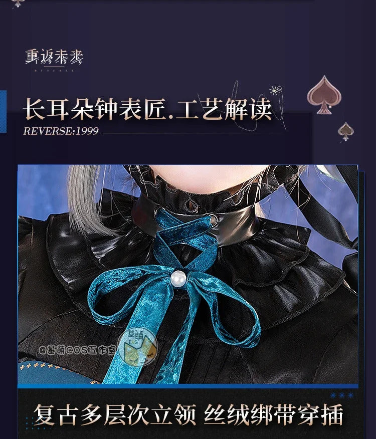 Reverse:1999 Vertin Cosplay Costume Long Eared Watchmaker Uniform Halloween Carnival Party Christmas Play Role Clothes Clothing
