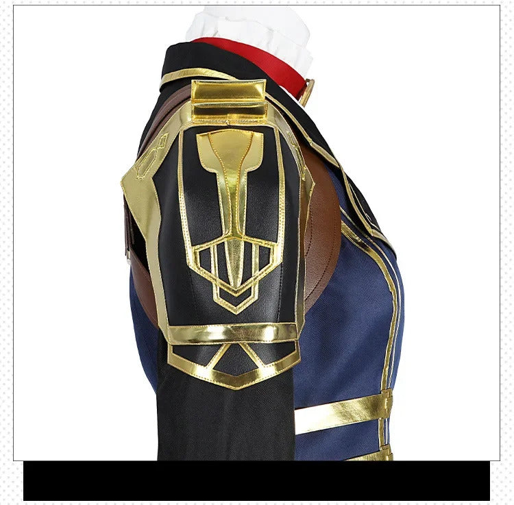 Shusheng-R Caitlyn Vi Cosplay Costume Game LOL Cosplay Women Uniform LOL Plus Size Vi Cosplay Costume Halloween