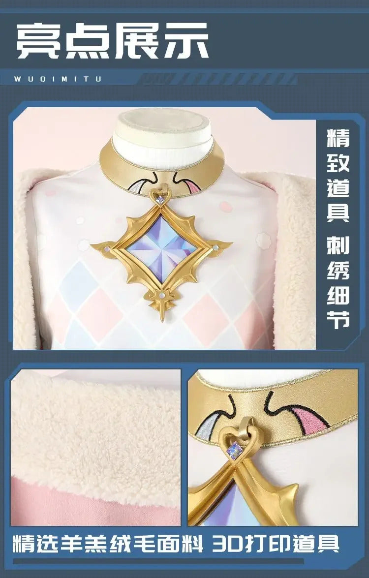 Game Nu:Carnival Blade Cosplay Costume Uniform Halloween Carnival Party Christmas Play Role Pink Coat Pants Hat Full Set for Men