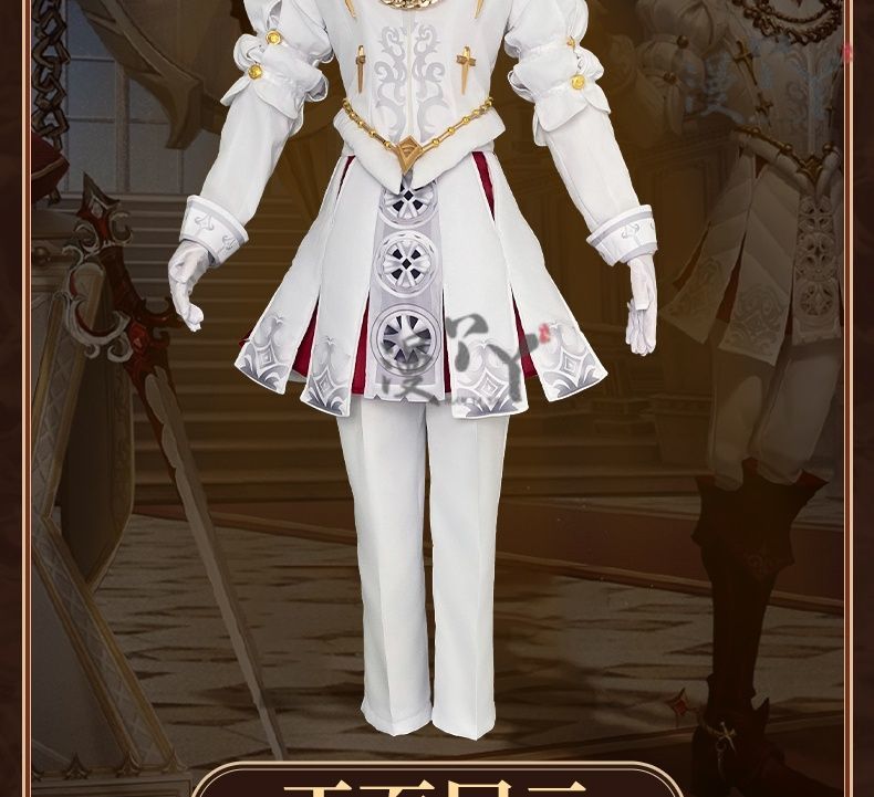 Identity Ⅴ Joseph Desaulniers Photographer Cosplay Costume Halloween party glamorous uniform accessorie props wig men women Set