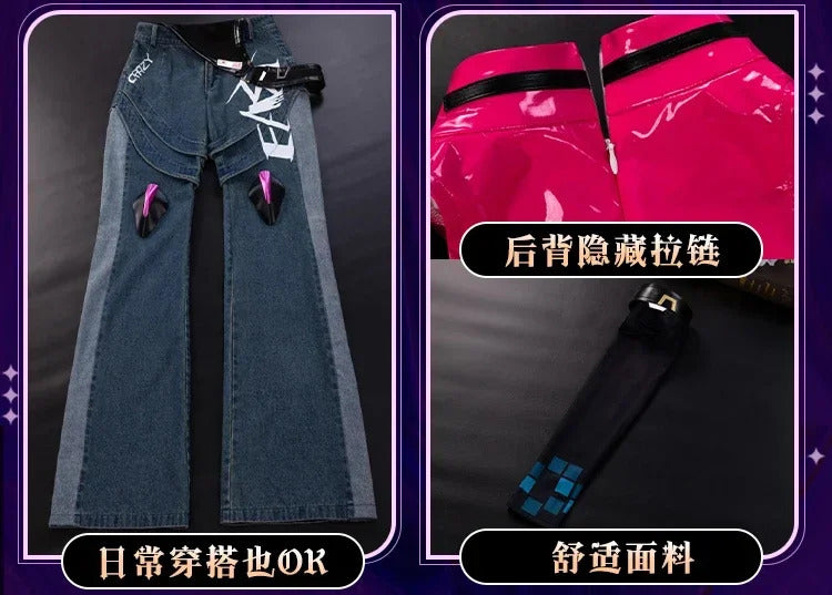 Game Juno OVERWATCH2 Cosplay OW Linkage Girl Goup Costume Halloween Party Sweet Women Uniform Props Accessories Set