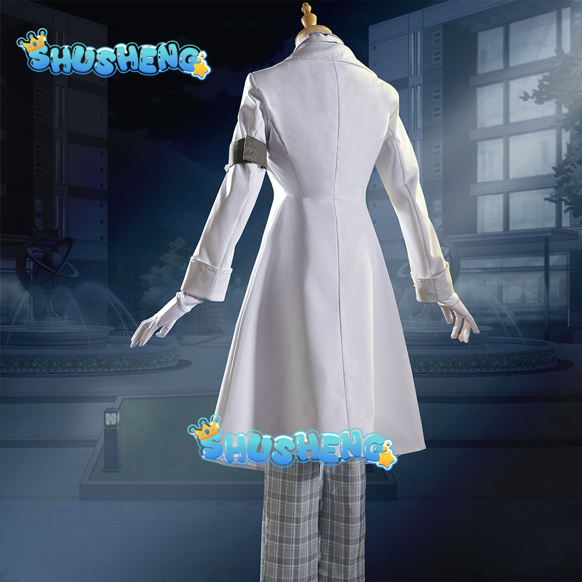 Aesop Carl Anime Game Identity V Cosplay Costume Clothes Wig Uniform Cosplay Embalmer Fifth Anniversary Limit Halloween Party