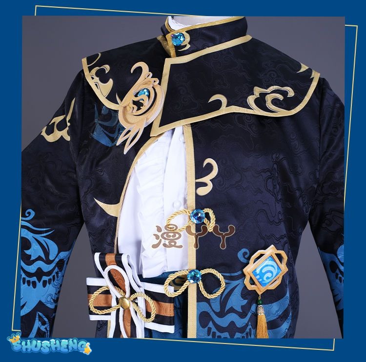 Xingqiu Cosplay Game Genshin Impact Cosplay Costume Xing Qiu Genshin Impact Cosplay Halloween