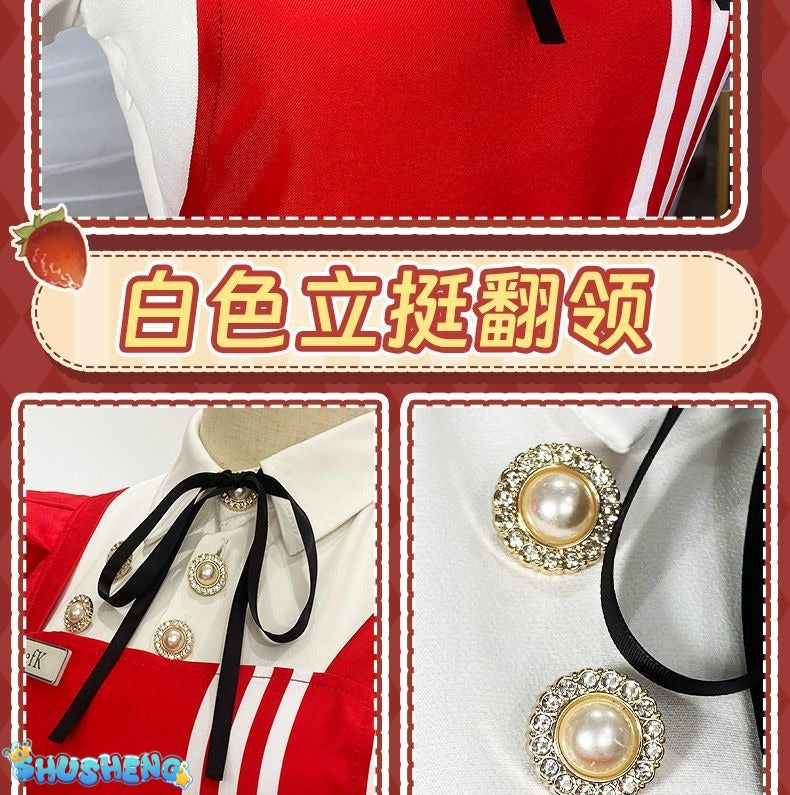 Identity V Grace Naiad Game Suit Sweet Lovely Maid Dress Cosplay Costume Halloween Party Role Play Outfit Women