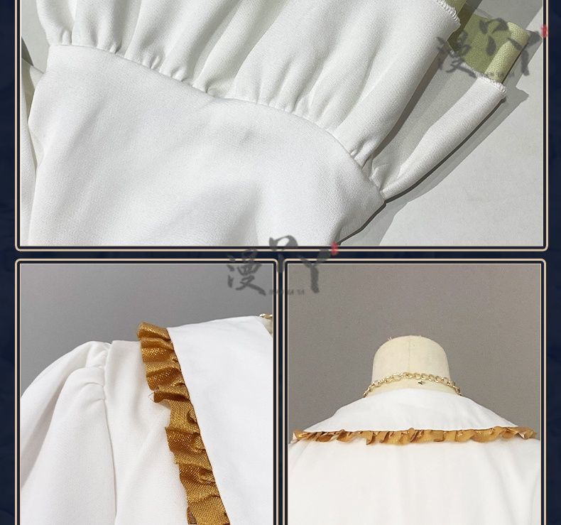 Anime Frieren: Beyond Journey's End Cosplay Costume White Flower Skirt Princess Dress Woman Sexy Masked Ball Party Suit