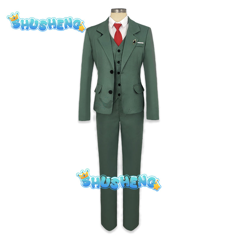 Loid Forger Cosplay Costume Men Anime Suit Blond Wig Twilight Outfit Hat Halloween Party Clothes