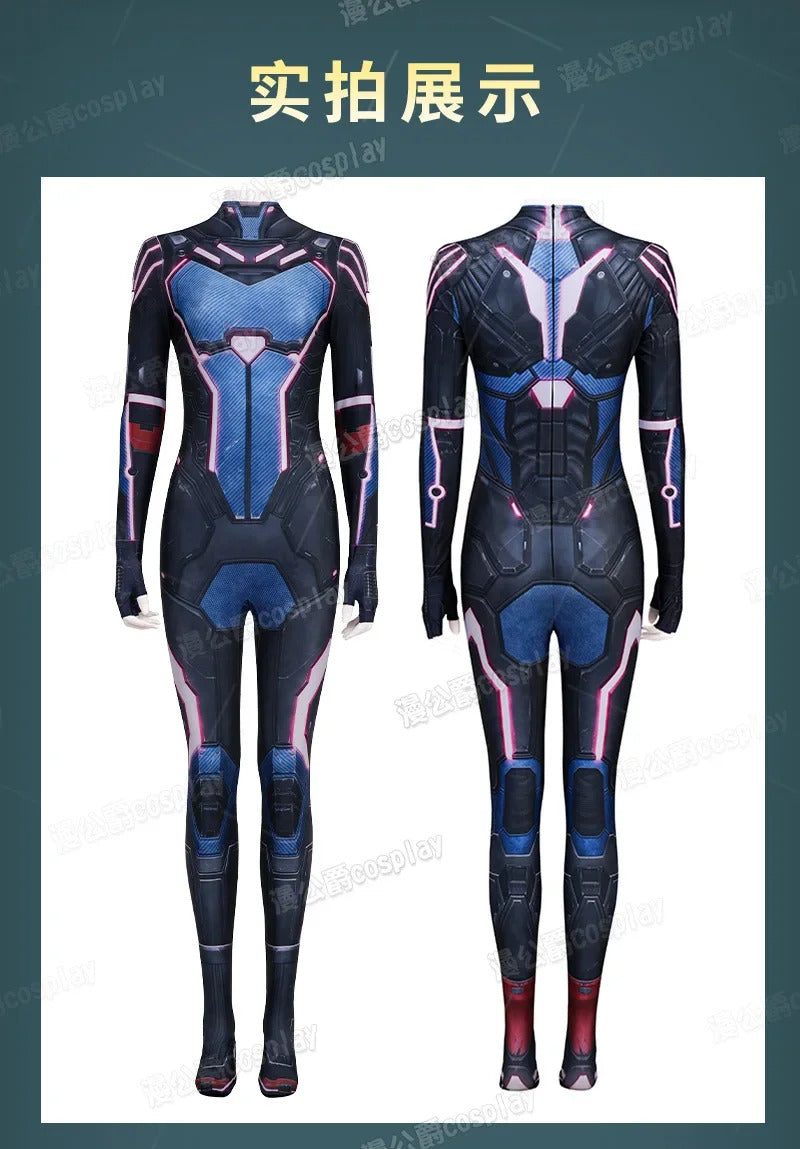 Split Fiction Mio Hudson Cosplay Costume Jumpsuit Halloween Carnival Party Christmas Play Role Clothes Clothing for Women