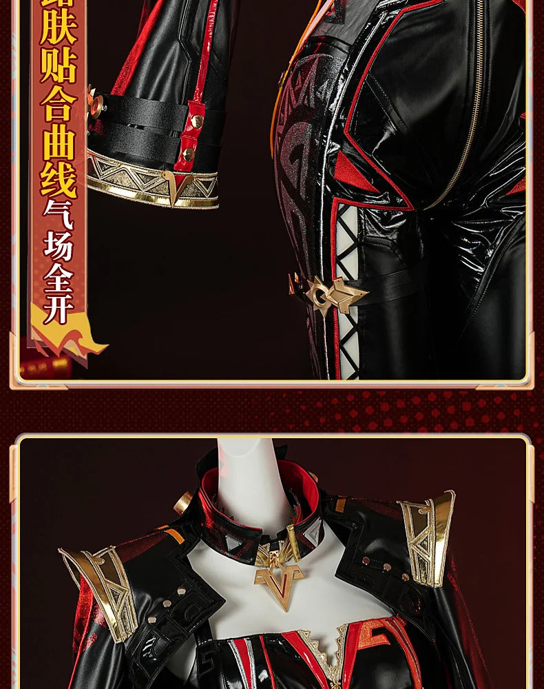 Shusheng Genshin Impact Mavuika Pyro Archon Cosplay Costume Cos Game Anime Party Uniform Hallowen Play Role Clothes Clothing