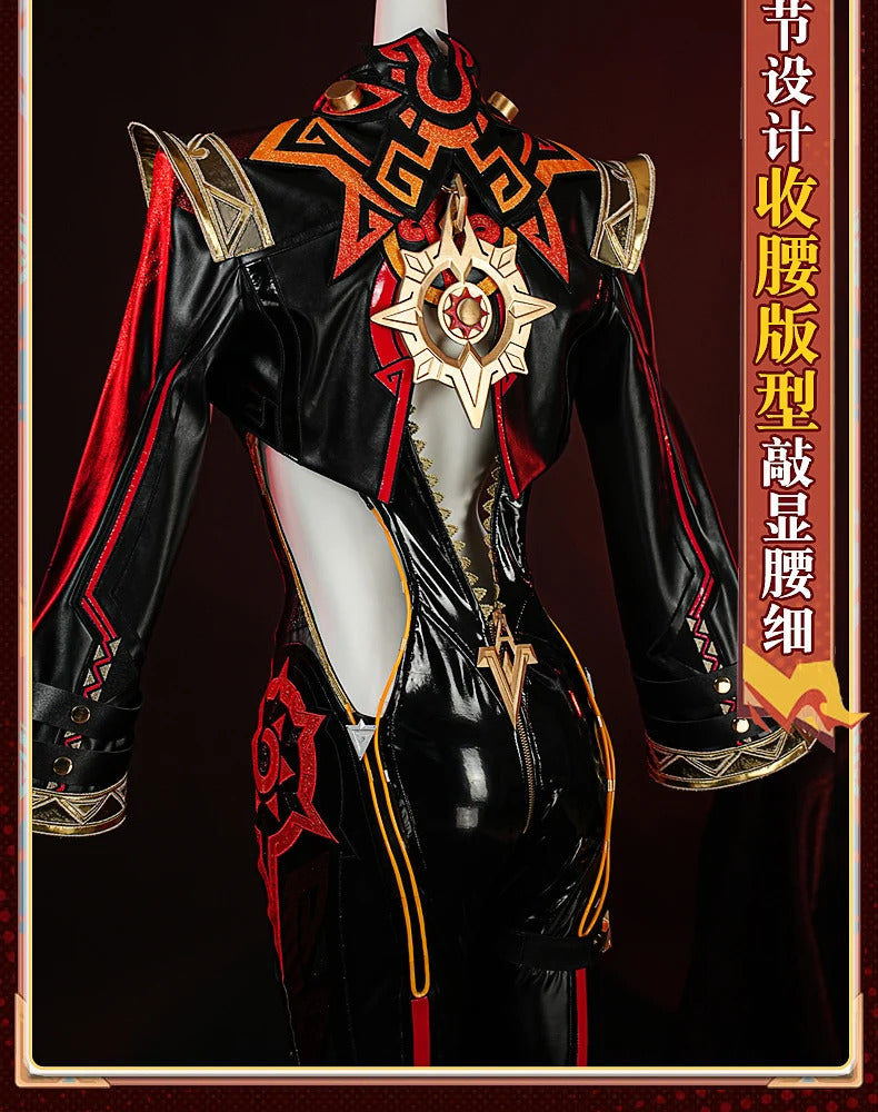 Shusheng Genshin Impact Mavuika Pyro Archon Cosplay Costume Cos Game Anime Party Uniform Hallowen Play Role Clothes Clothing