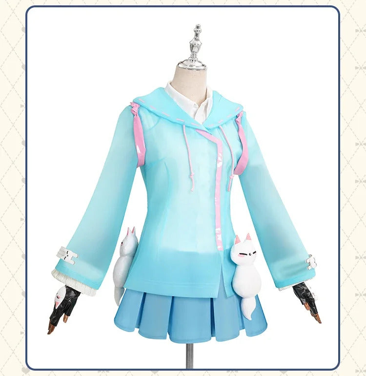 Kiriko OVERWATCH2 Cosplay OW2 Dancing lightly in the rain Costume Halloween Sweet Dress Coat Prop Uniform New Woman Man Set