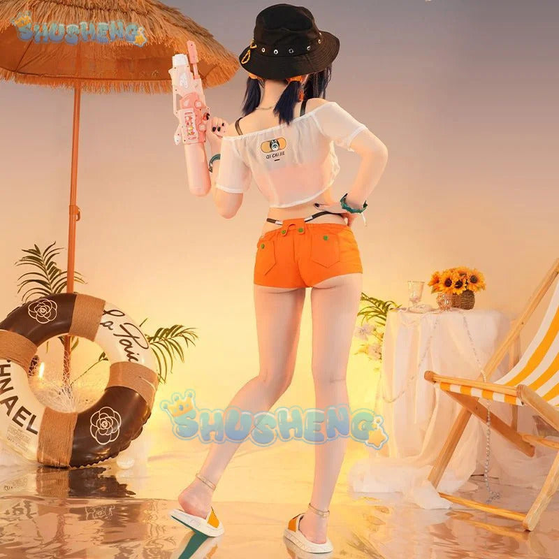 Game Zenless Zone Zero Belle Cosplay Costume Uniform Halloween Carnival Party Christmas Play Role Clothes Summer Clothing
