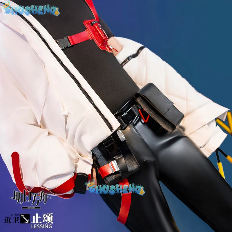 Arknights Lessing Cosplay Costume Cos Game Anime Party Uniform Hallowen Play Role Clothes Clothing