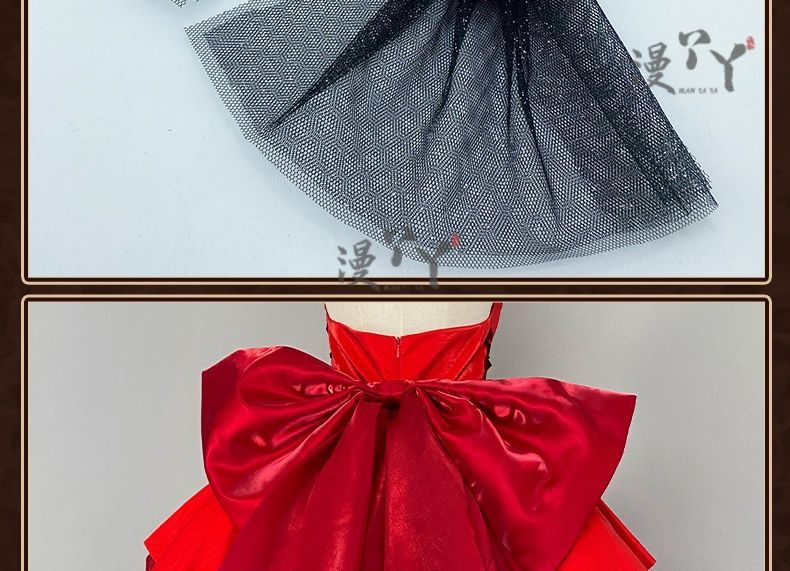 Anime Soryu Asuka Langley Cosplay Costume Shikinami Asuka Red Off Shoulder Dress Gown Ball Evening Suit Halloween