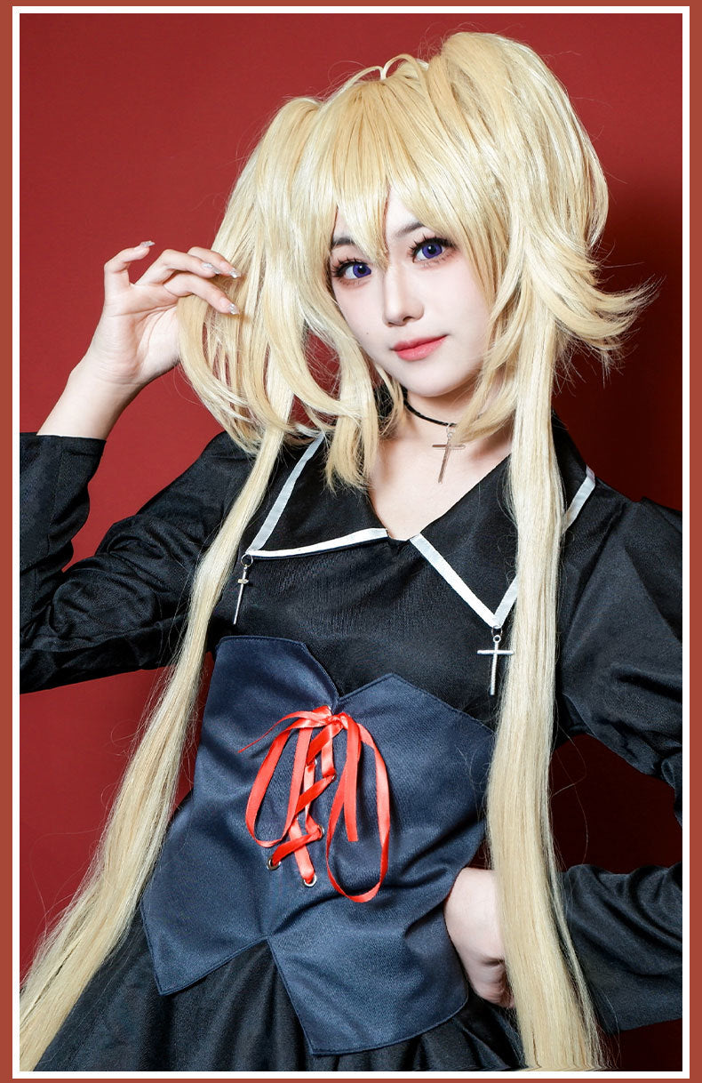 Anime Shugo Chara Cosplay Costumes Hoshina Utau Dresses Tsukiyomi Utau Girl's Princess Dress Suit Halloween Party Wigs Gifts