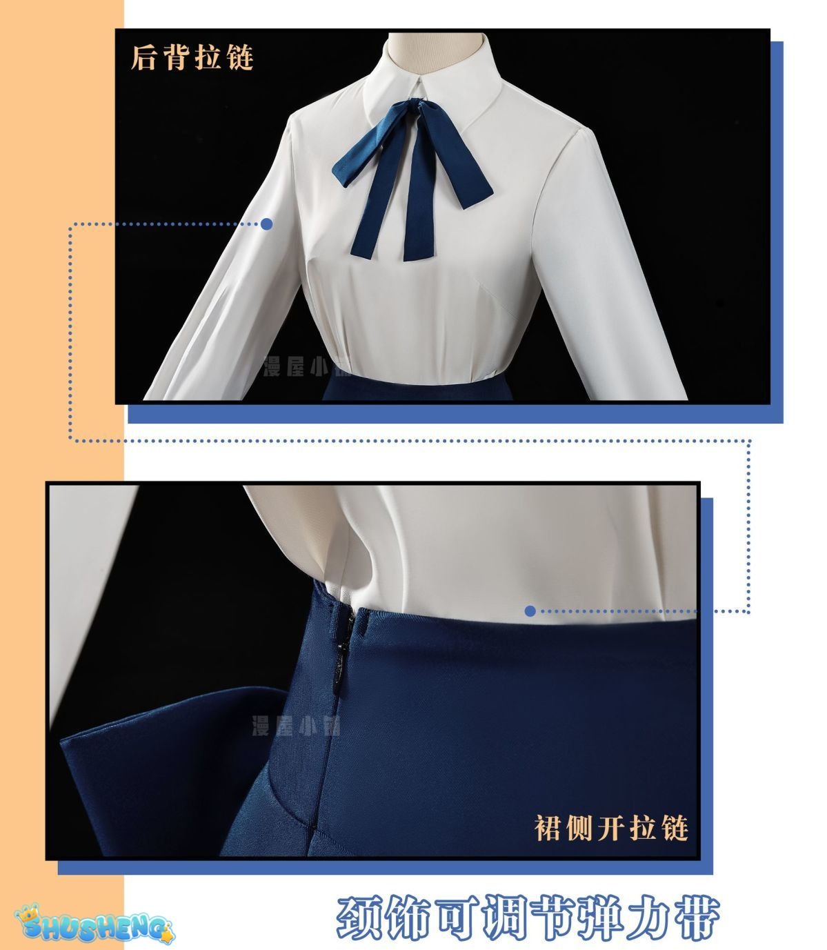 Fate/stay Night Artoria Pendragon Saber Cosplay Dress Daily Suit Outfits Japanese Jiakei Dresses Games Role-play Wig Prop Suits