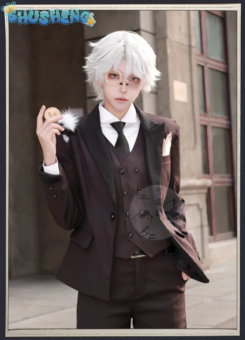 Identity Ⅴ Norton Campbell Aesop Carl Cosplay Costume Embalmer Prospector Uniform Suit Thug Halloween Carnival Play Clothing