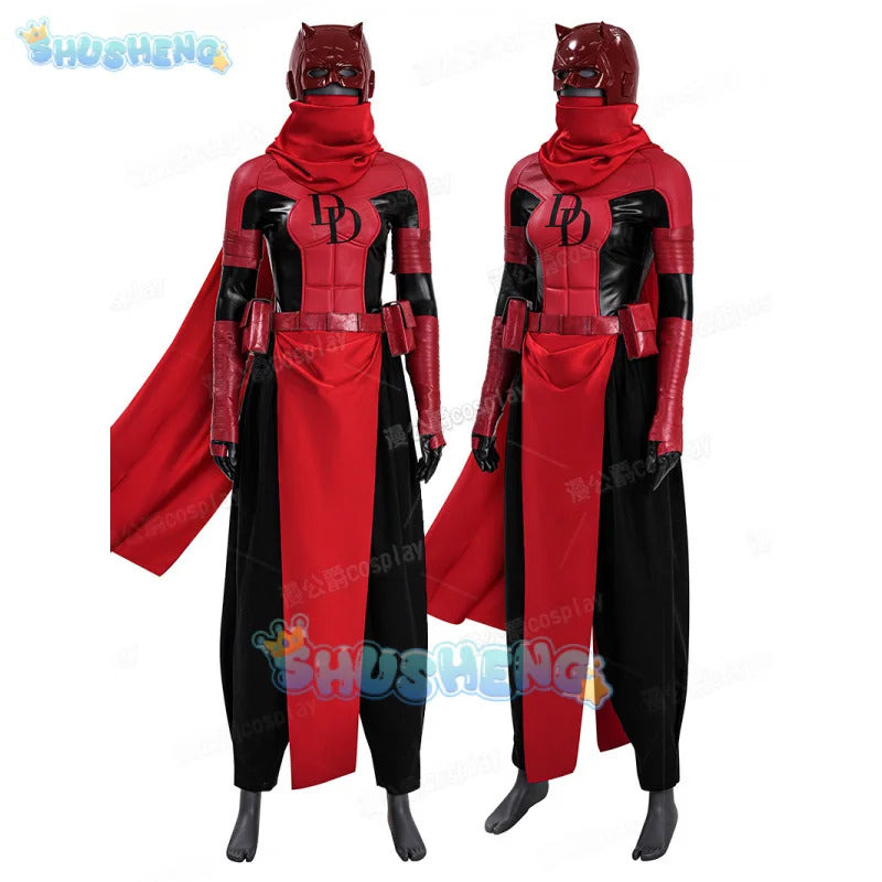 Elektra Cosplay Costume Elektra Natchios Uniform Halloween Carnival Party Christmas Play Role Clothes Clothing for Women