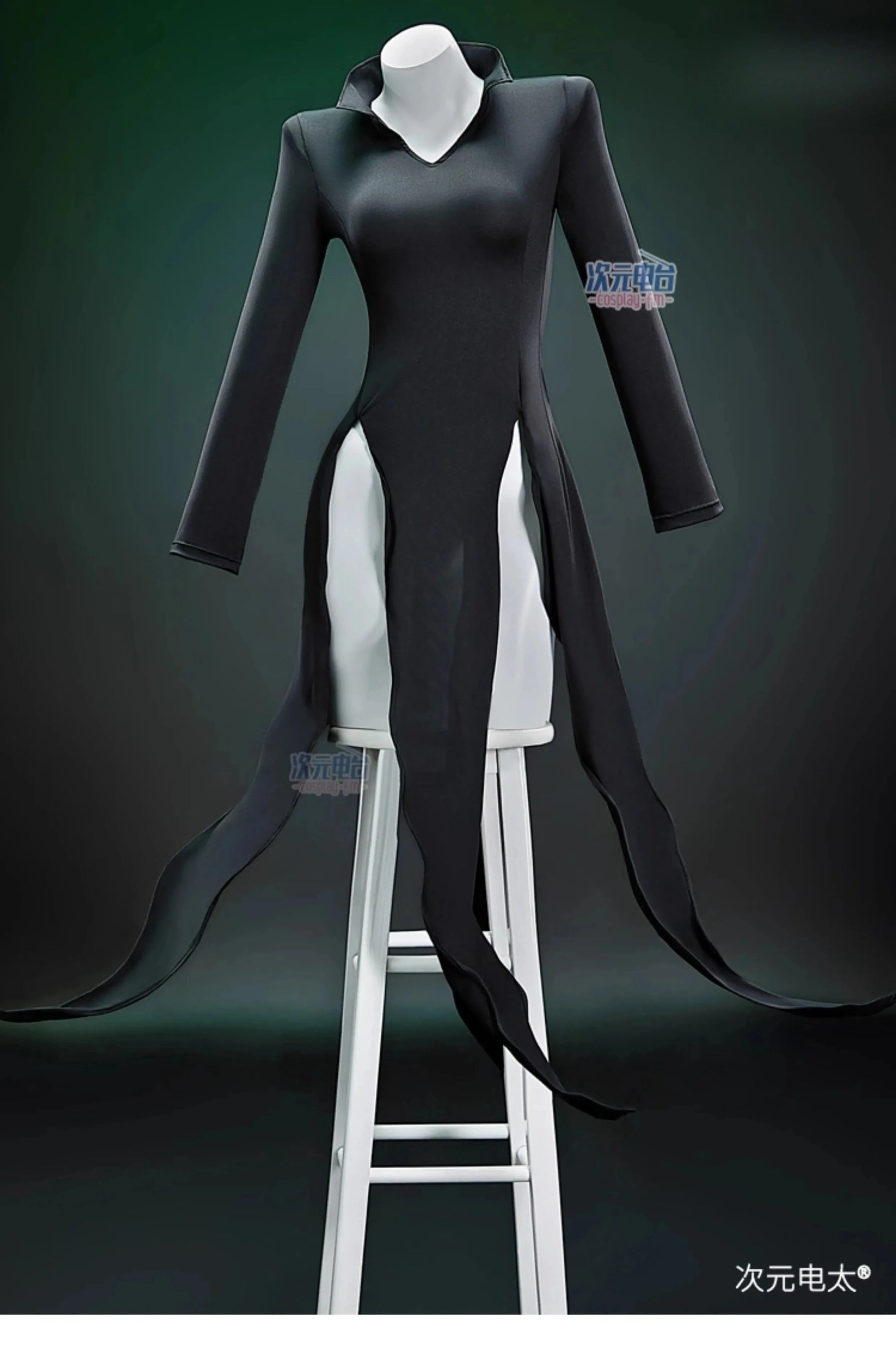 One Punch Man Tornado of Terror Senritsu No Tatsumaki Cosplay Costume Wig Black Dress Women Girl Outfit Halloween Child Uniform