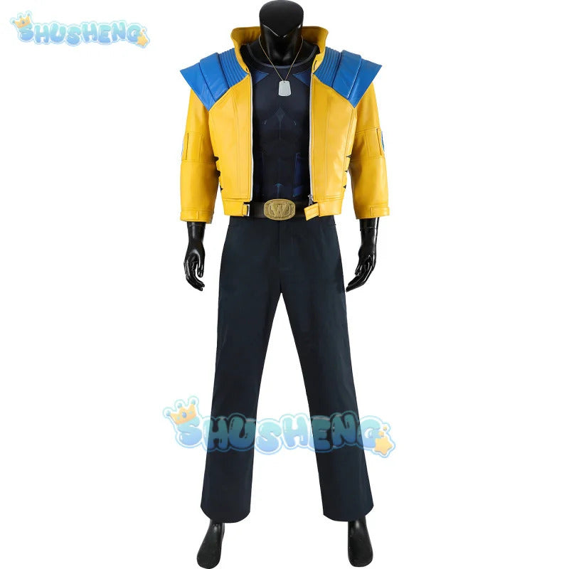 Rivals WOLVERINE Cosplay Costume Men Jacket Pant Superhero Rival Costume Logan Coat Outfit Male Halloween Clothes Party Full Set