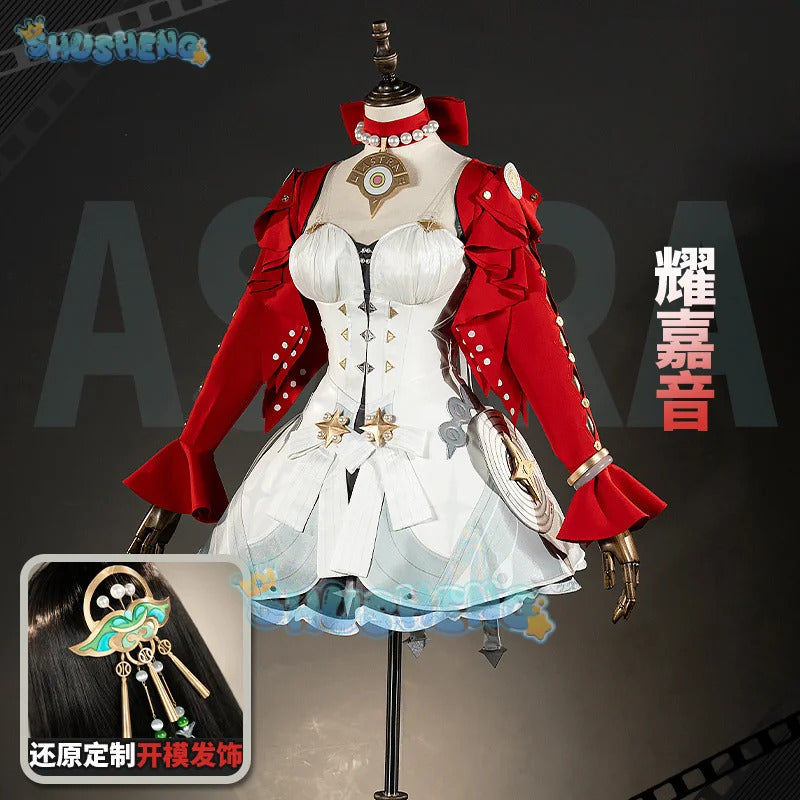 Game Zenless Zone Zero Astra Yao Cosplay Costume Uniform Halloween Carnival Party Christmas Play Role Clothes Clothing