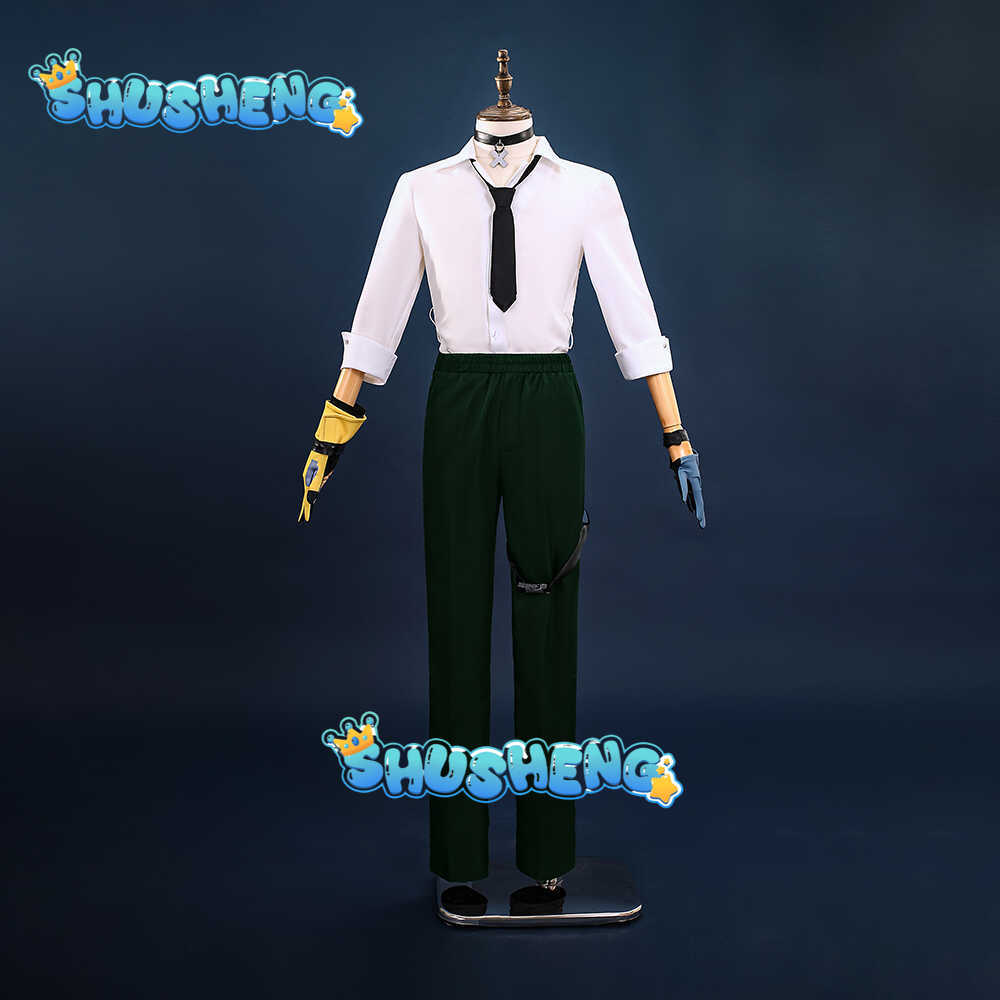 Asaba Harumasa Cosplay Game Zenless Zone Zero Costume Male Boys Uniform Gloves Belt Headband Men Disguise Halloween Suit